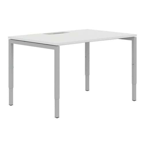 Bureau droit 140 cm pieds U ajustables Misao - Manutan Expert