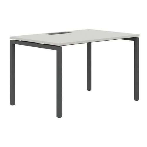 Bureau droit 120 cm pieds U Misao - Manutan Expert