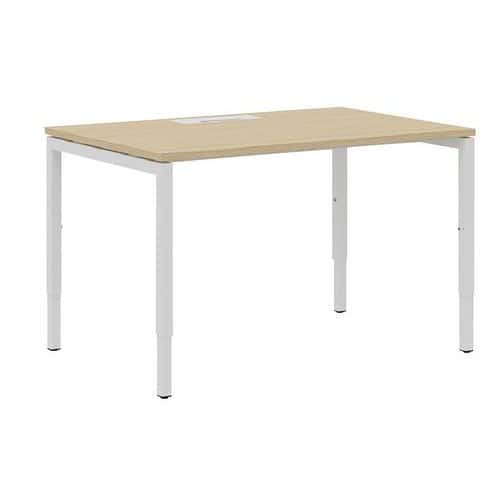 Bureau droit 160 cm pieds U ajustables Misao - Manutan Expert