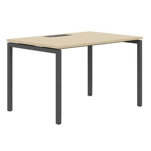 Bureau droit 160 cm pieds U Misao - Manutan Expert