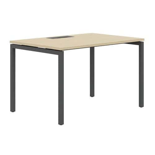 Bureau droit 180 cm pieds U Misao - Manutan Expert