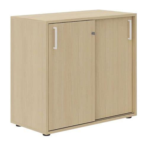 Armoire à portes coulissantes hauteur 75 cm Misao - Manutan Expert