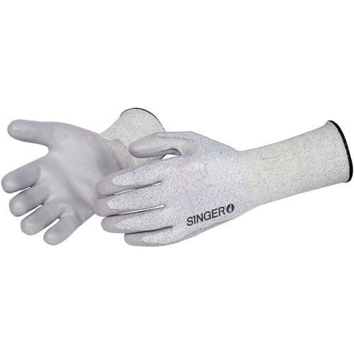 Gants anti coupures en fibres HDPE jauge 13 - Singer