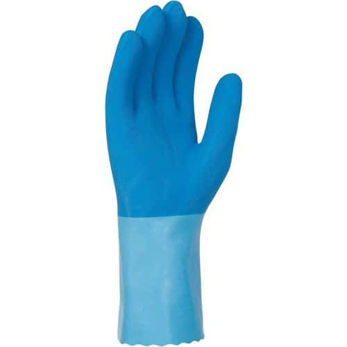 Handschoen Latex Type B 300 mm blauw - Singer