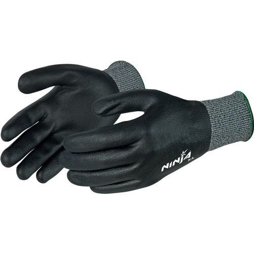 Gants tricoté en fibres bi-matières jauge 13 - Singer