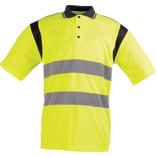 Polo tricot haute-visibilité pur polyester 150 gm2 - Singer