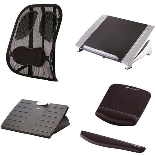 Pack ergonomique télétravail Confort + repose-poignets offert ! - Fellowes