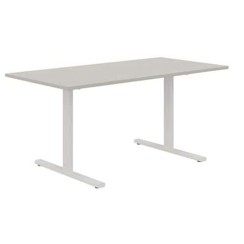 Bureau droit 140 cm pieds T Misao - Manutan Expert