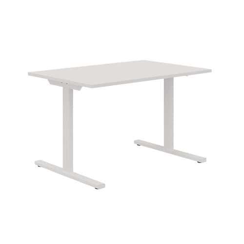 Bureau droit 120 cm pieds T Misao - Manutan Expert