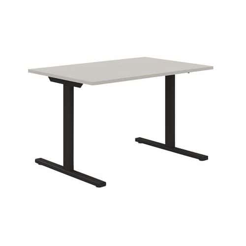 Bureau droit 120 cm pieds T Misao - Manutan Expert