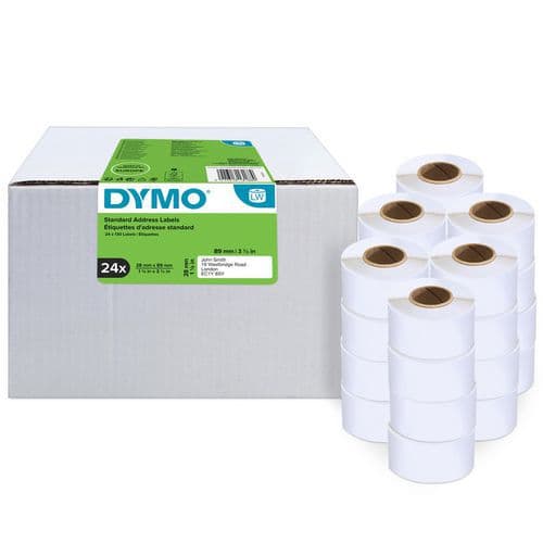 Pack d'étiquette d'adresse postale LabelWriter 28 x 89 mm - Dymo