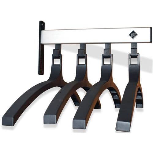 Wandgarderobe Pro-line 4 hangers