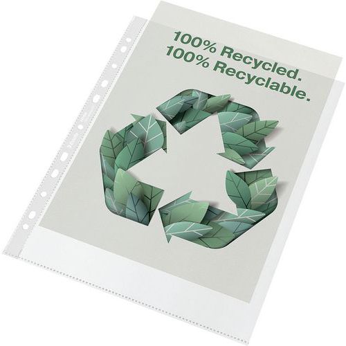 Pochette perforée recyclée - Lot de 100 - Esselte