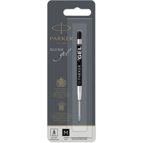 Recharge pour stylo Gel pointe moyenne - Parker