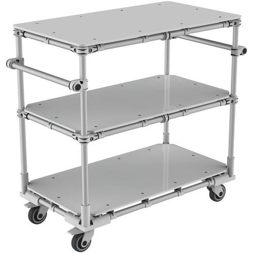 Modulaire aluminium werktafel - 350 kg - Trilogiq