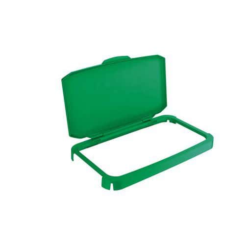 Groen deksel met scharnier Durabin® 60 l - Durable