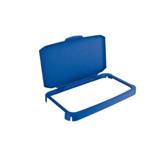 Blauw deksel met scharnier Durabin® 60 l - Durable