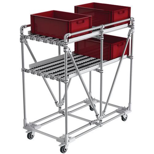 Convoyeur mobile aluminium compact 150 kg - Trilogiq