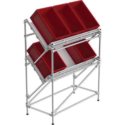 Mini-rack picking structure en V - Trilogiq