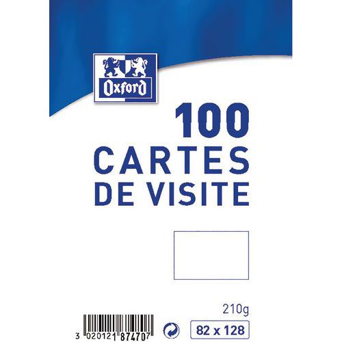 Coffret cartes de visite 82x128 - Oxford