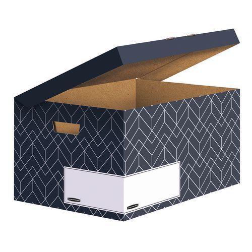 Conteneur pour boîte d'archive Flip Top Déco - Bankers Box