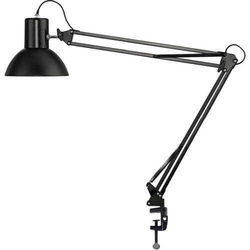 Lamp Success met klem en voet, zwart - Unilux