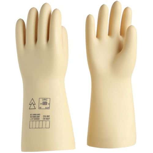 Gants isolant électrique classe 00 500V AC - Catu