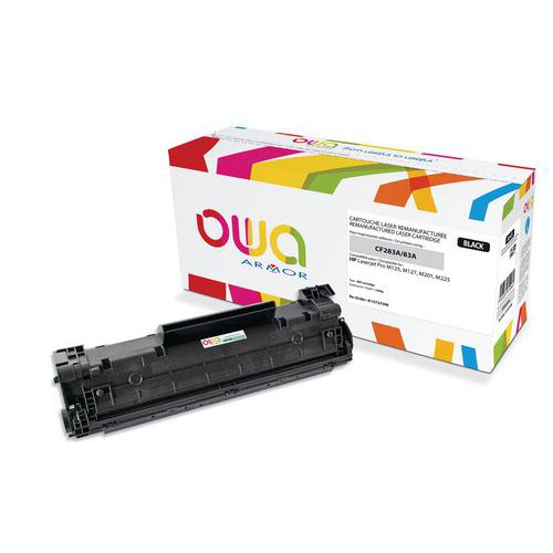 Toner standaard capaciteit geschikt voor HP 83A Black - OWA