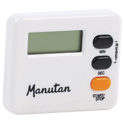 Compteur décompteur Blanc - 100 min - Manutan Expert