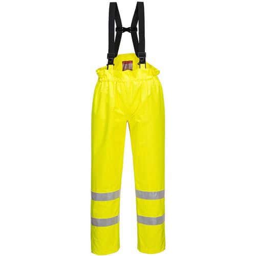 Regenbroek Ongevoerd FR Bizflame Antistatisch HiVis S780 Geel Portwest