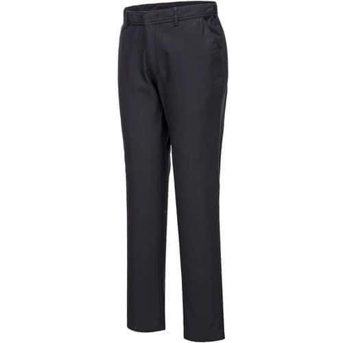 Stretchbroek Slim Fit Chino Zwart S232 Portwest