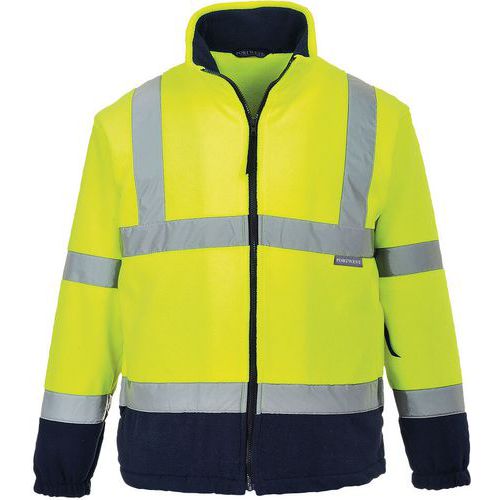 Fleece Reflecterend Tweekleuren Hi-Vis F301 Blauw/geel Portwest