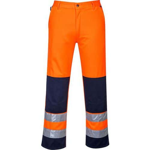 Broek Seville Hi-Vis Blauw/oranje TX71 Portwest