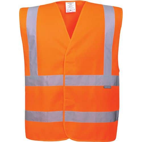 Vest Two Band & Brace Hi-Vis Oranje C470 Portwest