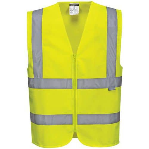 Vest met Rits Hi-Vis Geel C375 Portwest