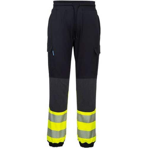 Broek Flexi Hi-Vis Zwart/geel KX341 Portwest