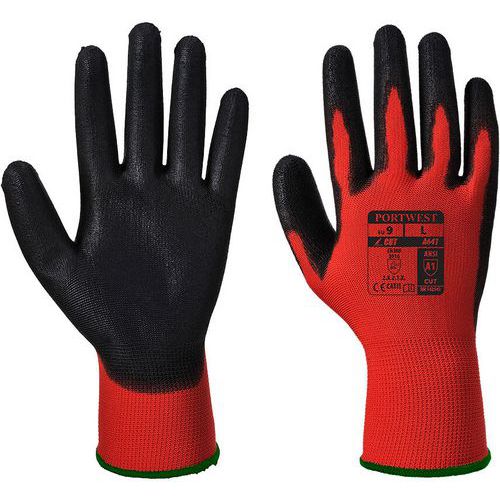 Gant de manutention Red enduction PU A641 - Portwest