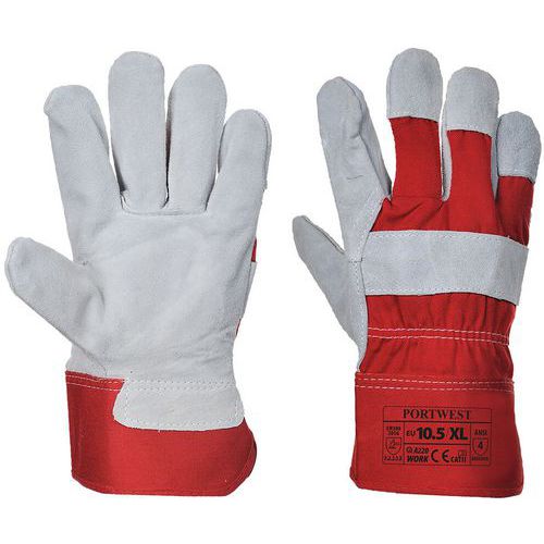 Handschoen Premium Chrome Rigger Rood A220 Portwest