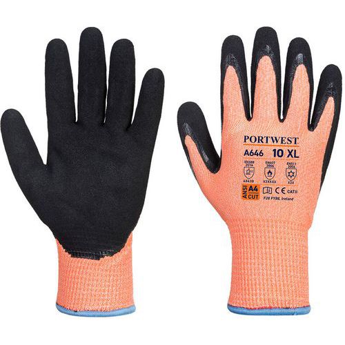 Gant anti-coupure niveau D et froid nitrile A646 - Portwest