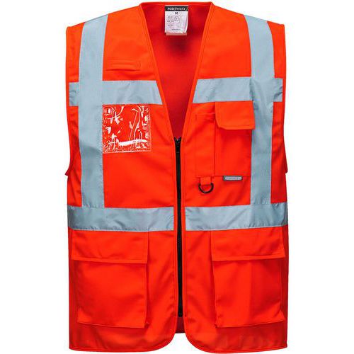 Vest Executive Berlin Rood S476 Portwest