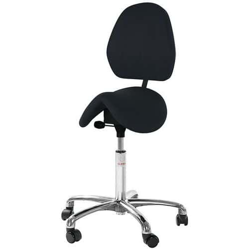 Stoel Dalton-zadel Euromatic-rugleuning medium model Cura - Global Professional Seating