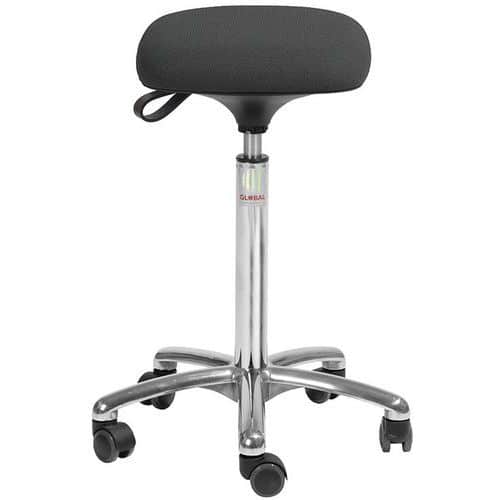 Kruk alu50 hoog model zitting Tetra Cura - Global Professional Seating