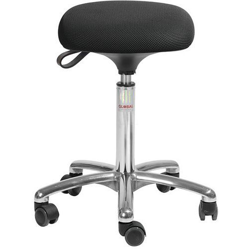 Kruk Alu50 medium Tetra stof 3D - Global Professional Seating