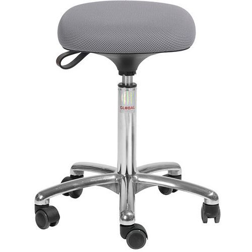 Kruk Alu50 medium Tetra stof 3D - Global Professional Seating