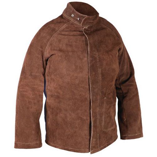 Veste de soudeur en cuir croûte supérieure de bovin - Singer Safety