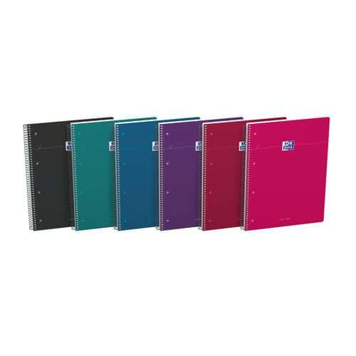 Cahier Smart Spirale Instense ligné - 160 pages - 230 x 297 - Oxford