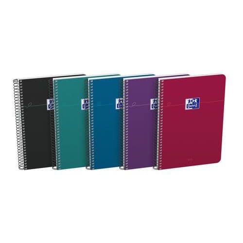 Cahier Smart Spirale Intense 160 pages assorti -155x215 Q5/5 - Oxford