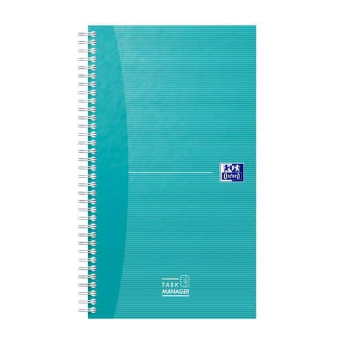 Takenschrift To Do Task Manager, 230 pagina's - 141 x 246 - Aqua - Oxford