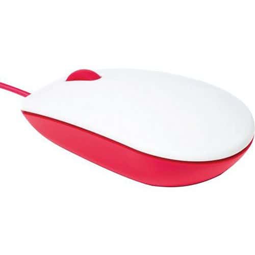 Souris blanche rouge officielle pour Raspberry pi - Raspberry