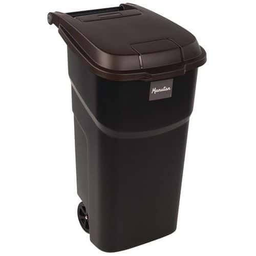 Conteneur avec couvercle marron 100L – Manutan Expert